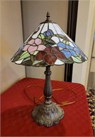 Stained Glass Floral Lamp