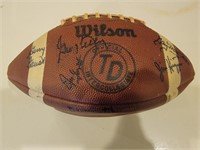 Notre Dame Autographed Football