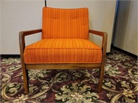 Retro Orange Wood Chair