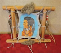 Framed Native Indian Painting