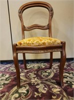 Antique Chair w/ Unique Curved Back