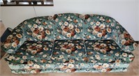 Flexsteel Green Floral Couch