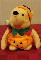 8" Mini Bean Bag Pumpkin Pooh