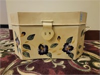 Floral Decorated Storage Box