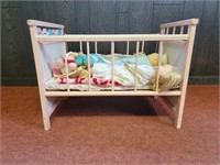 Baby Bed w/ Dolls