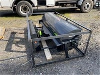 New Wolverine Skid Steer Sweeper Attachment (t)