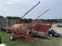 Farmrite 500 gallon trailer sprayer