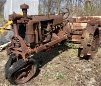 Farmall F-20 tractor with steel wheels