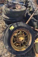 Lot of Tractor Tires including JD Spoke Wheels