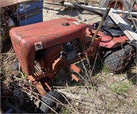 Wheel Horse tractor w/ plow and mower deck