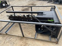 New Wolverine Skid Steer Trencher Attachment (o)