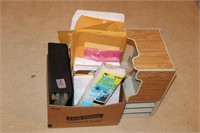 BOX OF MISC. PAPER PRODUCTS