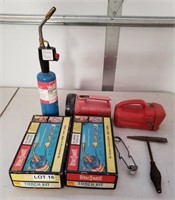 Benzomatic Torch Kit, Flashlights, Chipping Hammer