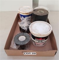 (2) Rolls Black Tape, Pipe Joint Lubricant, etc.