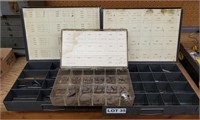 3-Containters of Assorted Roll Pins & Keys