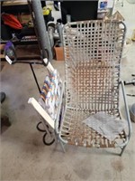 Horse Shoe Rack & Lawn Chairs