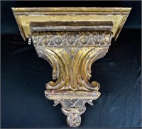 1800's ANTIQUE ARCHITECTURAL WOOD ARCH SCONCE