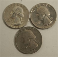 Early Washington Quarter Dollars
