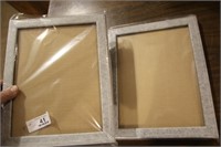 2 GRAY PICTURE FRAMES APPROX 10 X 13