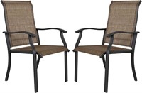 Outdoor Dining Chairs Set of 2 Patio Bistro Chairs