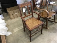 Cane-bottom Chair