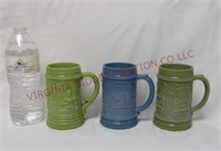 Westmoreland Glass Elf & Troubadour Mugs ~ 3