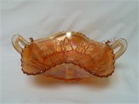 Fenton Glass Butterfly Handled Bon Bon Dish / Bowl