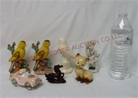 Vintage Figurines & Midget Car Salt Shaker
