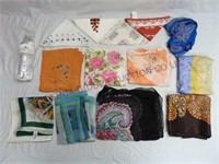 Vintage Ladies Handkerchiefs & & Scarves