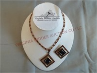 MidCentury Coppercraft Guild Necklace & Pin Set