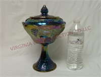 Indiana Carnival Glass Wedding Bowl / Candy Dish