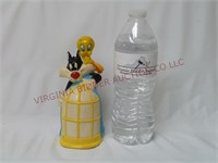 Vintage Sylvester & Tweety Coin Bank w Stopper