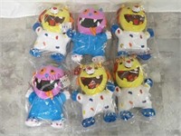 Goofy Grin Monsters ~ Lot of 6 ~ 14" Plush ~ New