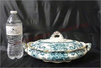 Antique K&C Late Mayers Covered Serving Dish