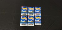 Lot Of 6 1990s Hotwheel Cars New On Card