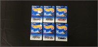 Lot of 6 Hotwheel Cars From The 1990s NOS