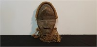 Carved African Wooden Tribal Mask Wall Decoration