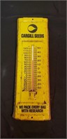 Vintage Cargill Seeds Advertising Thermometer