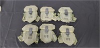 Lot of 6 m16, m4, Ammo Pouches.