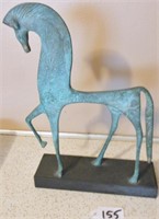 Metal horse figure