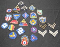 Lot Of 26 US Military Patches WW2