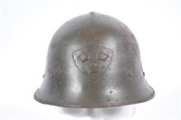 Original Swedish WWII Era M21 High Top Helmet