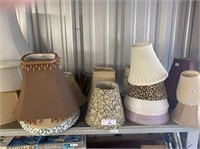 20+ ASSORTED LAMPSHADES