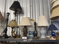 8 PC ASSORTMENT OF SMALL LAMPS