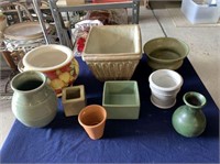 9 PCS OF ASSORTED PLANTERS