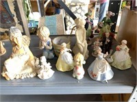 GROUPING OF 11+ ASSORTED FIGURINES