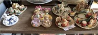 SELECTION OF ASSORTED MINIATURE RESIN TEA SETS