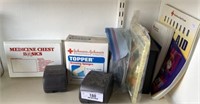 CONTENTS OF 1/2 SHELF- ASSORTMENT OF FIRST AID