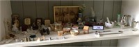 CONTENTS OF SHELF- LARGE SELECTION OF MINIATURES