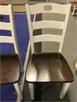 4 wooden kitchen chairs